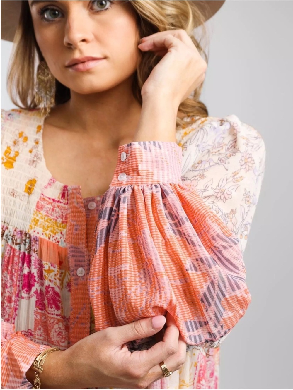 FREE PEOPLE California Soul boho kimono duster dress - Picture 4 of 7